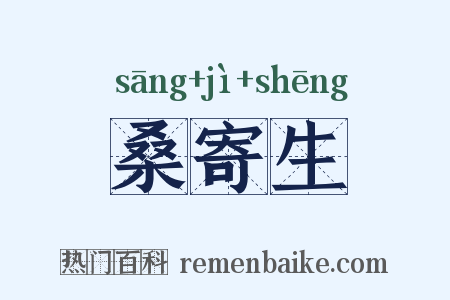 桑寄生是什么意思的图片